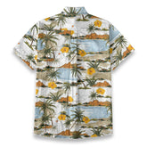Sunshine Coast – Vintage Hand Painted Art Yellow Hibiscus Flower Shirt